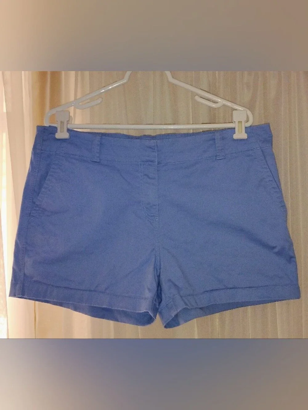 Vineyard Vines Women's Blue Chino Cotton Twill Stretch Shorts Size 14 beach prep